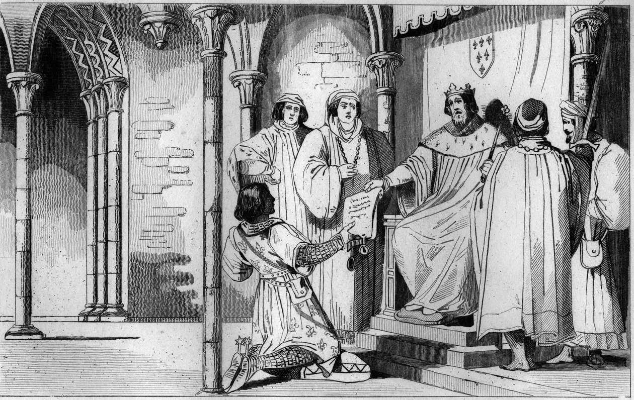 في عام 1327 ، قام تشارلز الرابع بيل (1294-1328) بإقامة عهد بوربون لصالح ابن روبرت دي كليرمون وحفيد سانت لويس لويس الأول. بواسطة أمبرواز تارديو