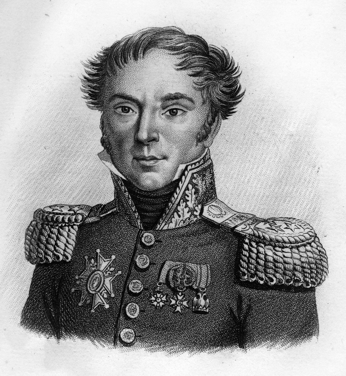 جاك لوران جيلي (1769-1829) - في "صور الجنرالات الفرنسيين بعد انتصارات وغزوات الفرنسيين". نقش بواسطة أمبرواز تارديو عام 1818. مجموعة ستيلا. بواسطة أمبرواز تارديو