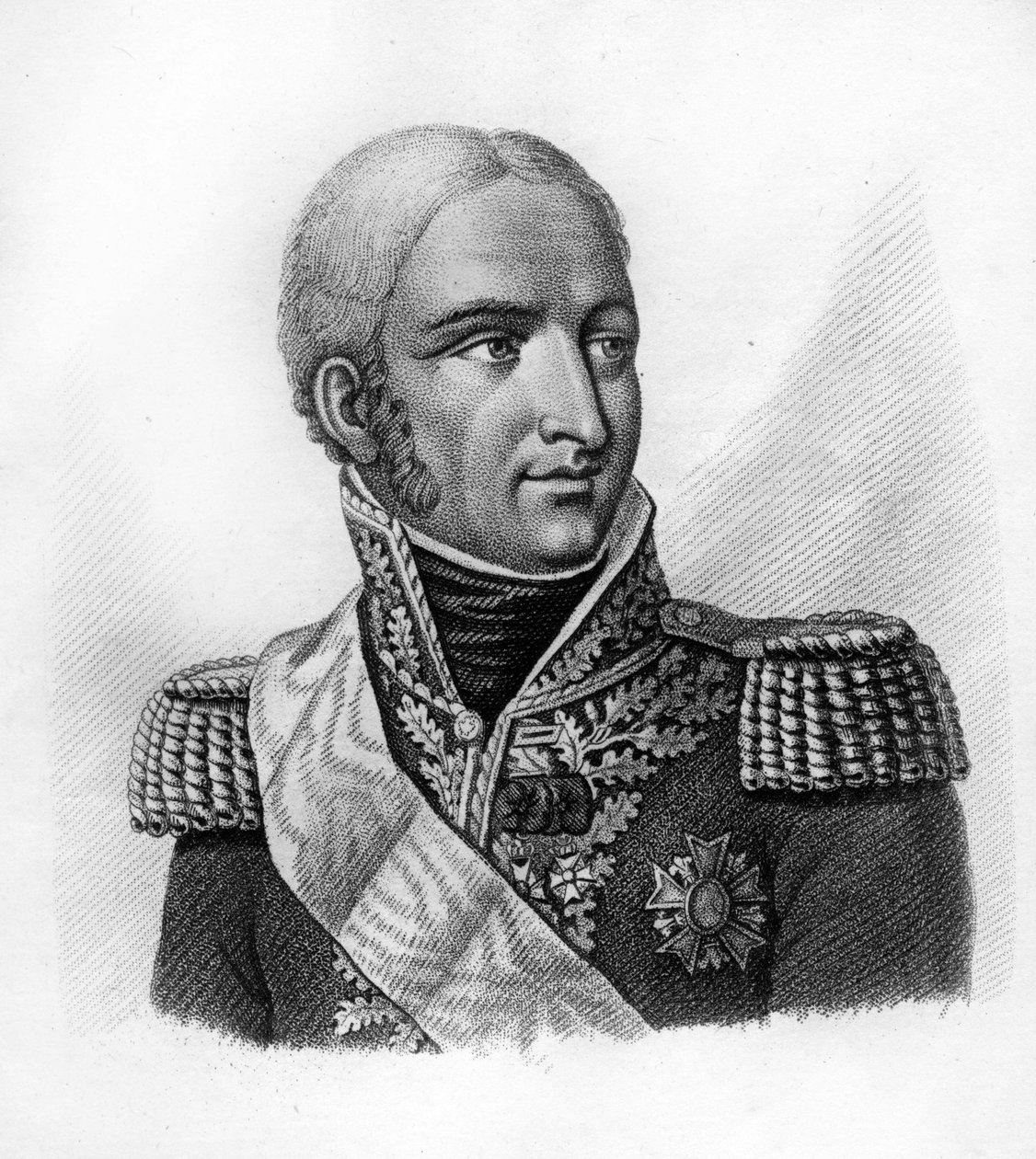 Jean Joseph Paul Augustin Dessolles (أو Jean-Joseph Dessoles (1767-1828) - in Portraits des generaux francais en suite les victoires et conqutoires des Francais "" - Grave by Ambroise Tardieu in 1818 - Stella Collection بواسطة أمبرواز تارديو