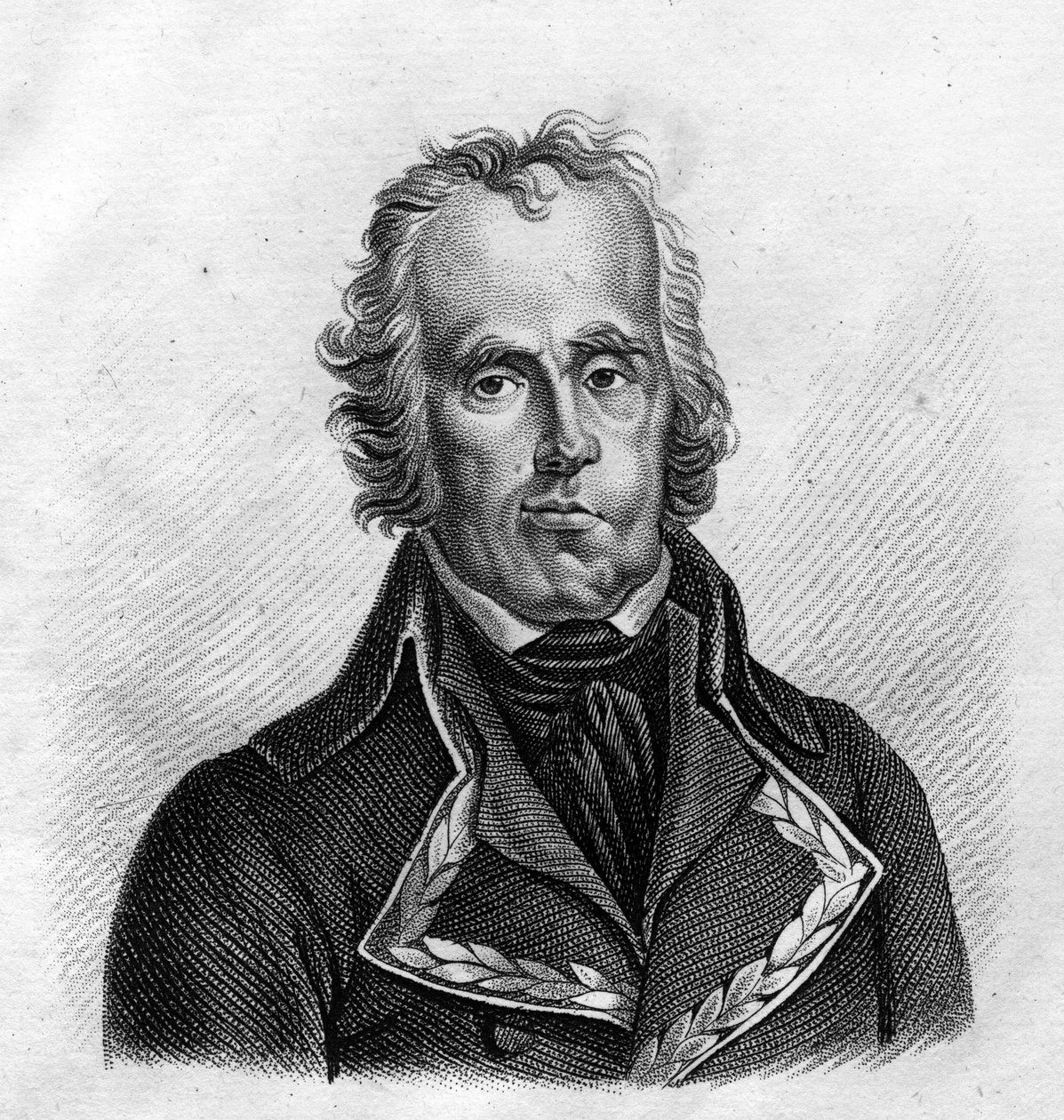 Le Géneral Jean Nicolas Houchard (1740-1793) - في "صور للجنرالات الفرنسيين بعد انتصارات وغزوات الفرنسيين". نقش بواسطة أمبرواز تارديو عام 1818. مجموعة ستيلا. بواسطة أمبرواز تارديو