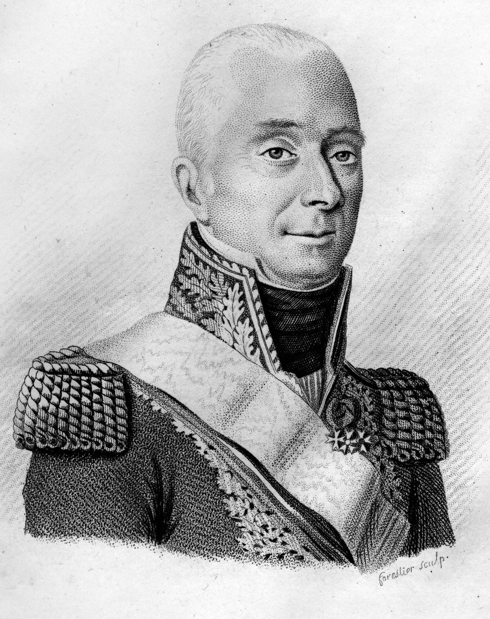 ماتيو دوماس (1753-1837) - في "صور للجنرالات الفرنسيين بعد انتصارات وغزوات الفرنسيين" نقش بواسطة أمبرواز تارديو عام 1818. مجموعة ستيلا. بواسطة أمبرواز تارديو