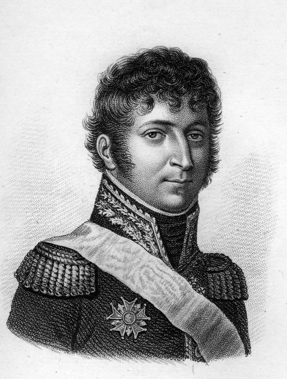 Olivier Macoux RIVAUD de la RAFFINIERE (1766 1839) - في "صور للجنرالات الفرنسيين بعد انتصارات وغزوات فرنسا" نقش بواسطة أمبرواز تارديو عام 1818. مجموعة ستيلا. بواسطة أمبرواز تارديو