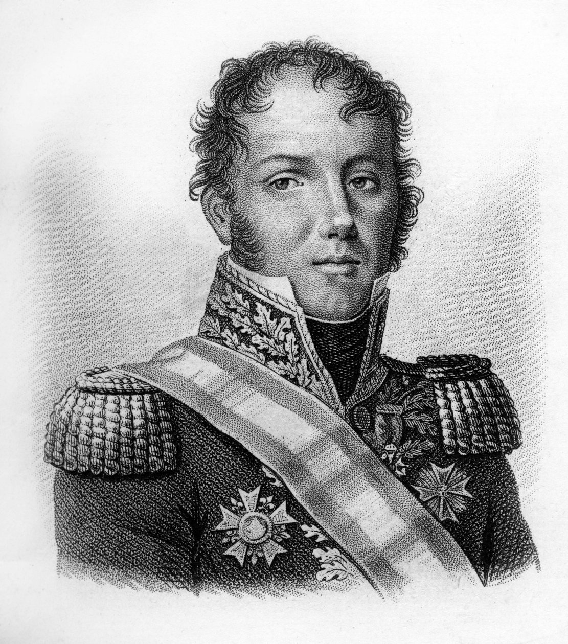 صورة للجنرال دومينيك لويس أنطوان كلاين 1759-1845. - في "صور للجنرالات الفرنسيين بعد انتصارات واحتفالات الفرنسيين". نقش بواسطة أمبرواز تارديو عام 1818. مجموعة ستيلا. بواسطة أمبرواز تارديو