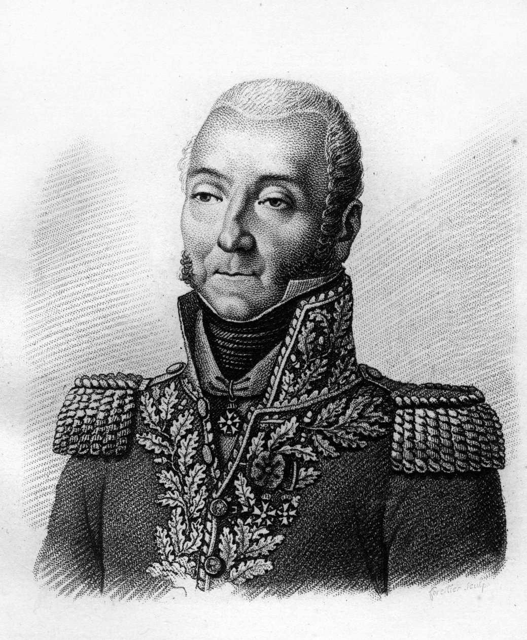 صورة للجنرال جيروم سول 1760-183.- في "صور الجنرالات الفرنسيين تضم انتصارات وغزوات الفرنسيين". نقش بواسطة أمبرواز تارديو عام 1818. مجموعة ستيلا. بواسطة أمبرواز تارديو