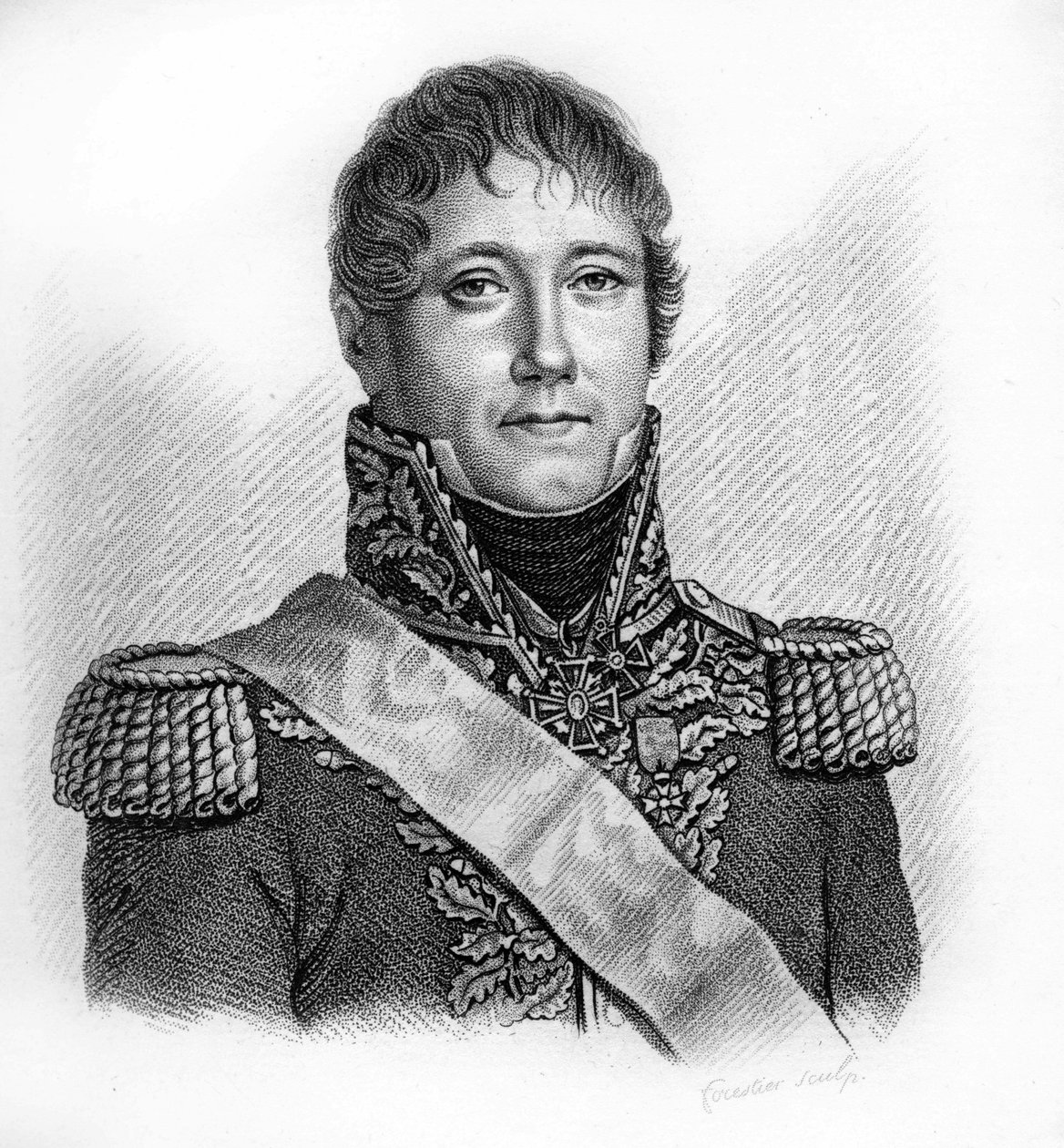 صورة للجنرال جان غابرييل مارشاند 1765-183.- في "صور الجنرالات الفرنسيين تضم انتصارات وغزوات الفرنسيين". نقش بواسطة أمبرواز تارديو عام 1818. مجموعة ستيلا. بواسطة أمبرواز تارديو