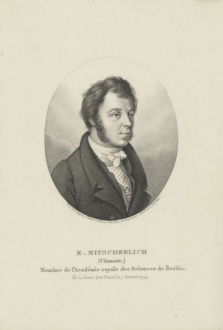 صورة لإيلهارد ميتشيرليتش 1794-1863 ، ج. 1830-1840. بواسطة أمبرواز تارديو