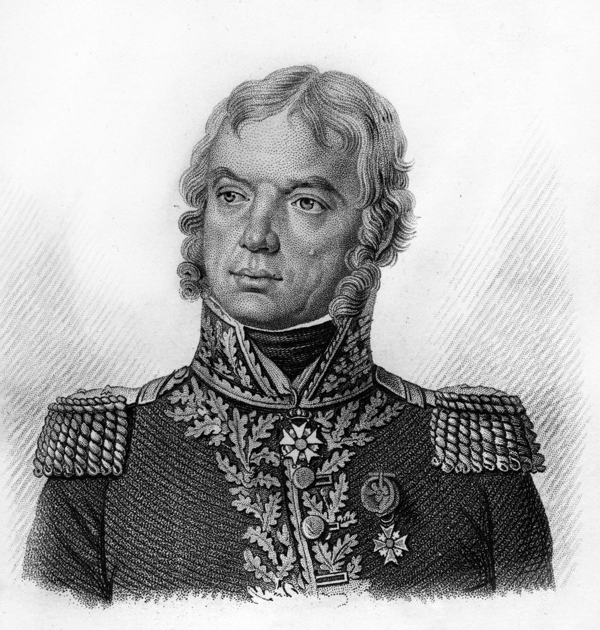صورة لفرنسوا إتيان داماس ، الجنرال الفرنسي (1764-1828) - في "" صور الجنرالات الفرنسيين بعد انتصارات وغزوات الفرنسيين "". قبر أمبرواز تارديو عام 1818. مجموعة ستيلا. بواسطة أمبرواز تارديو