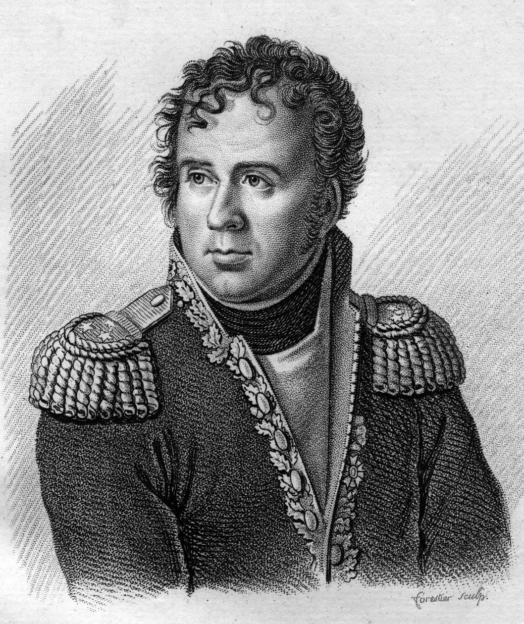 صورة لجوزيف سيكريت باسكال فالونج ، العميد (1763-1806) - في "صور الجنرالات الفرنسيين تضم انتصارات وغزوات الفرنسيين". قبر أمبرواز تارديو عام 1818. مجموعة ستيلا. بواسطة أمبرواز تارديو