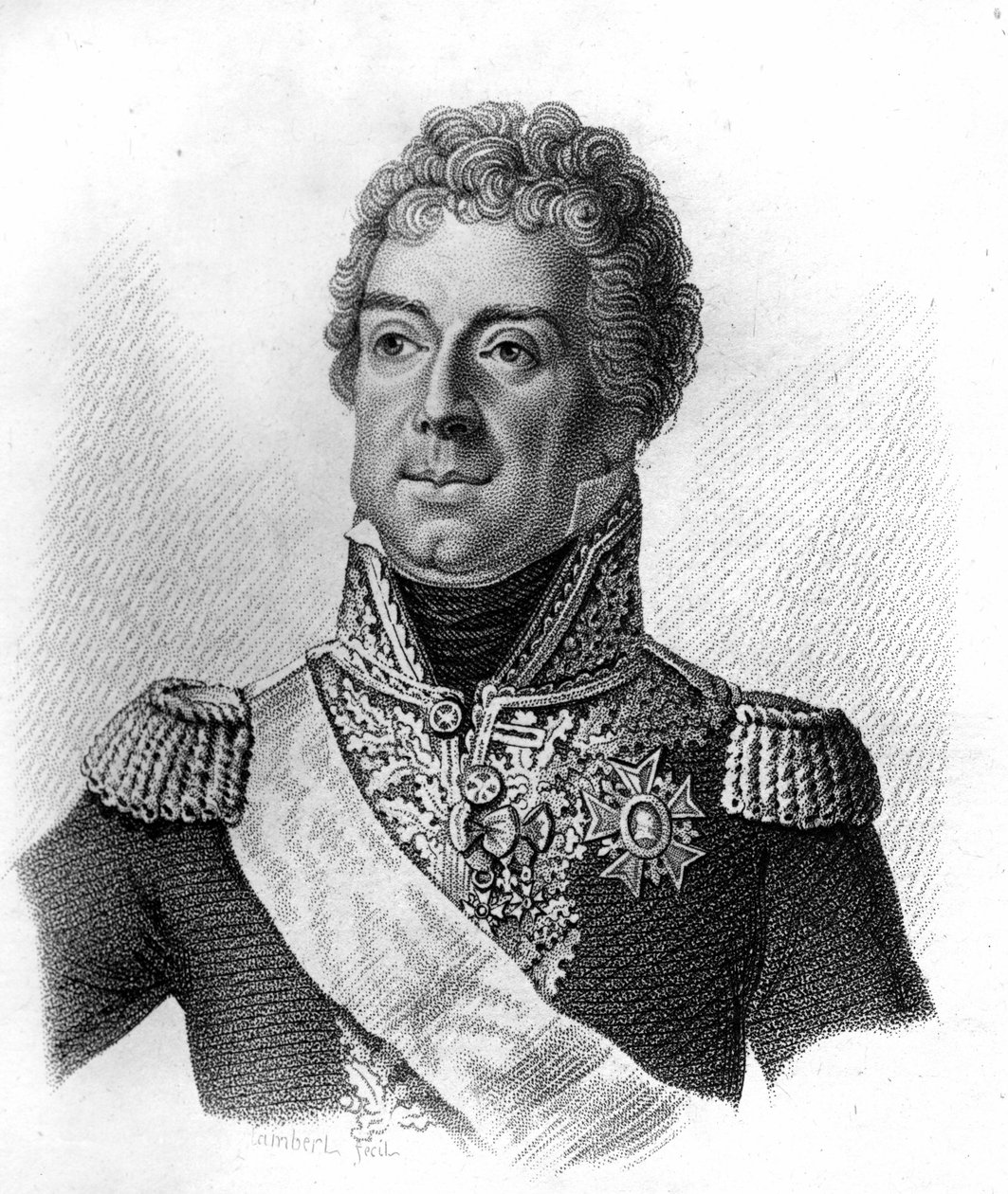 صورة لويس ألكساندر (لويس ألكساندر) بيرتييه ، ماريشال فرانسيس (1753 - 1815) في Portraits des Generaux Français ”” Grave by Ambroise Tardieu في عام 1818 - مجموعة Stella بواسطة أمبرواز تارديو