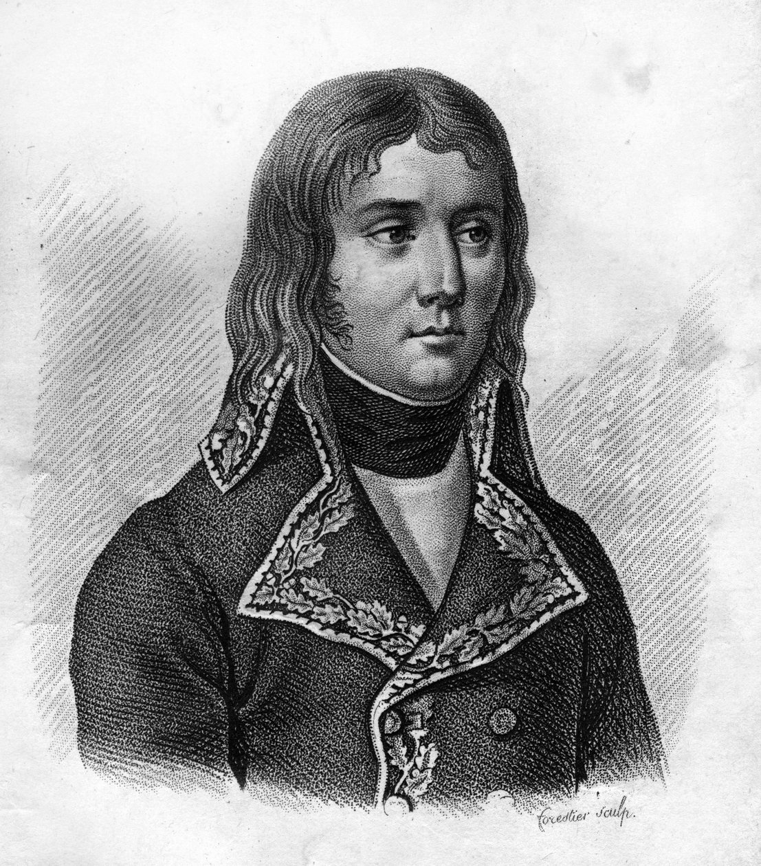 الجنرال جان تشارلز أباتوتشي. 1770-1796) في "" Portraits des Généraux Français "". نقش بواسطة أمبرواز تارديو عام 1818. مجموعة ستيلا بواسطة أمبرواز تارديو