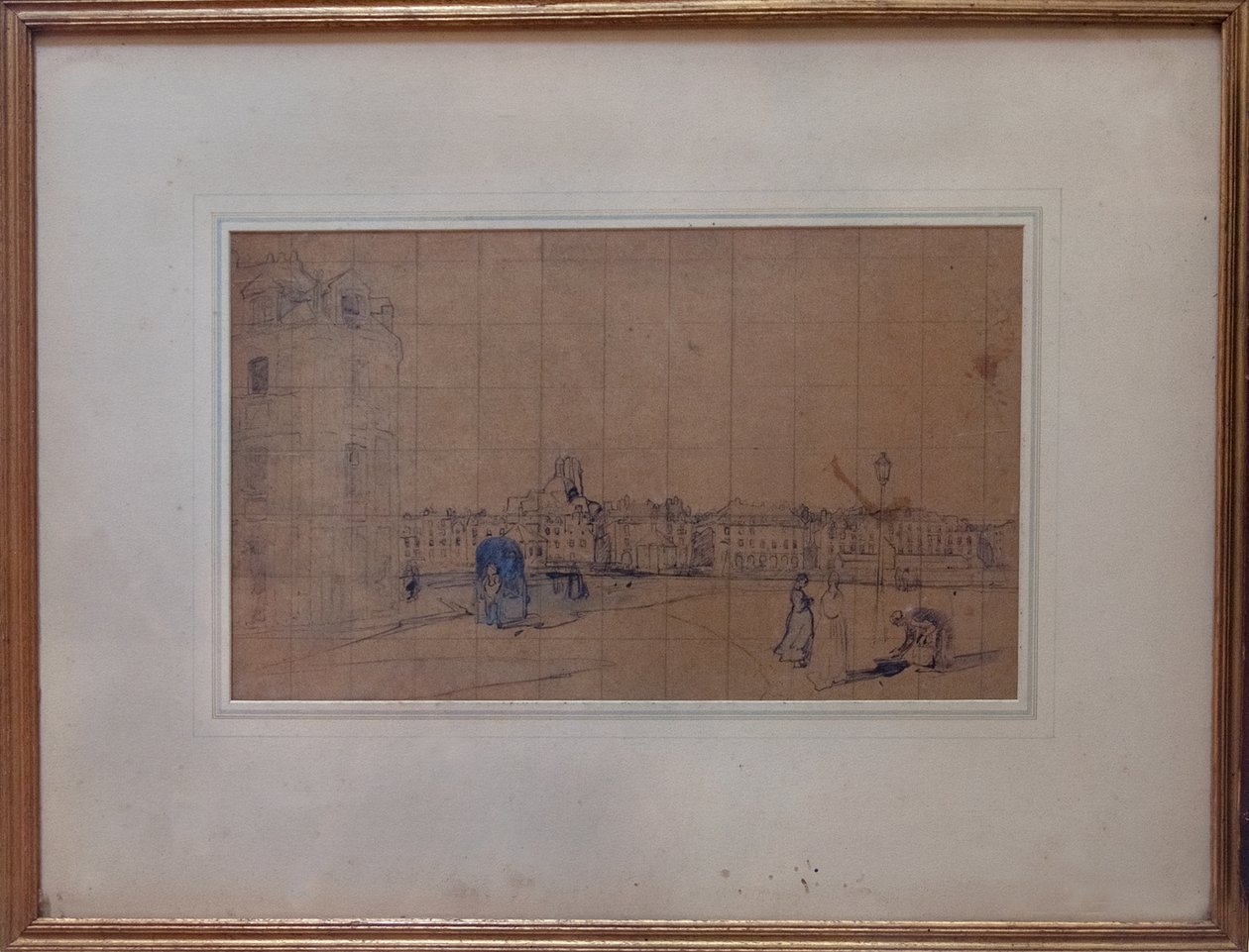 Le Quai de Carenage ، Le Pollet ، 1928 (قلم رصاص ومرحاض على ورق) بواسطة أمبروز ماكيفوي