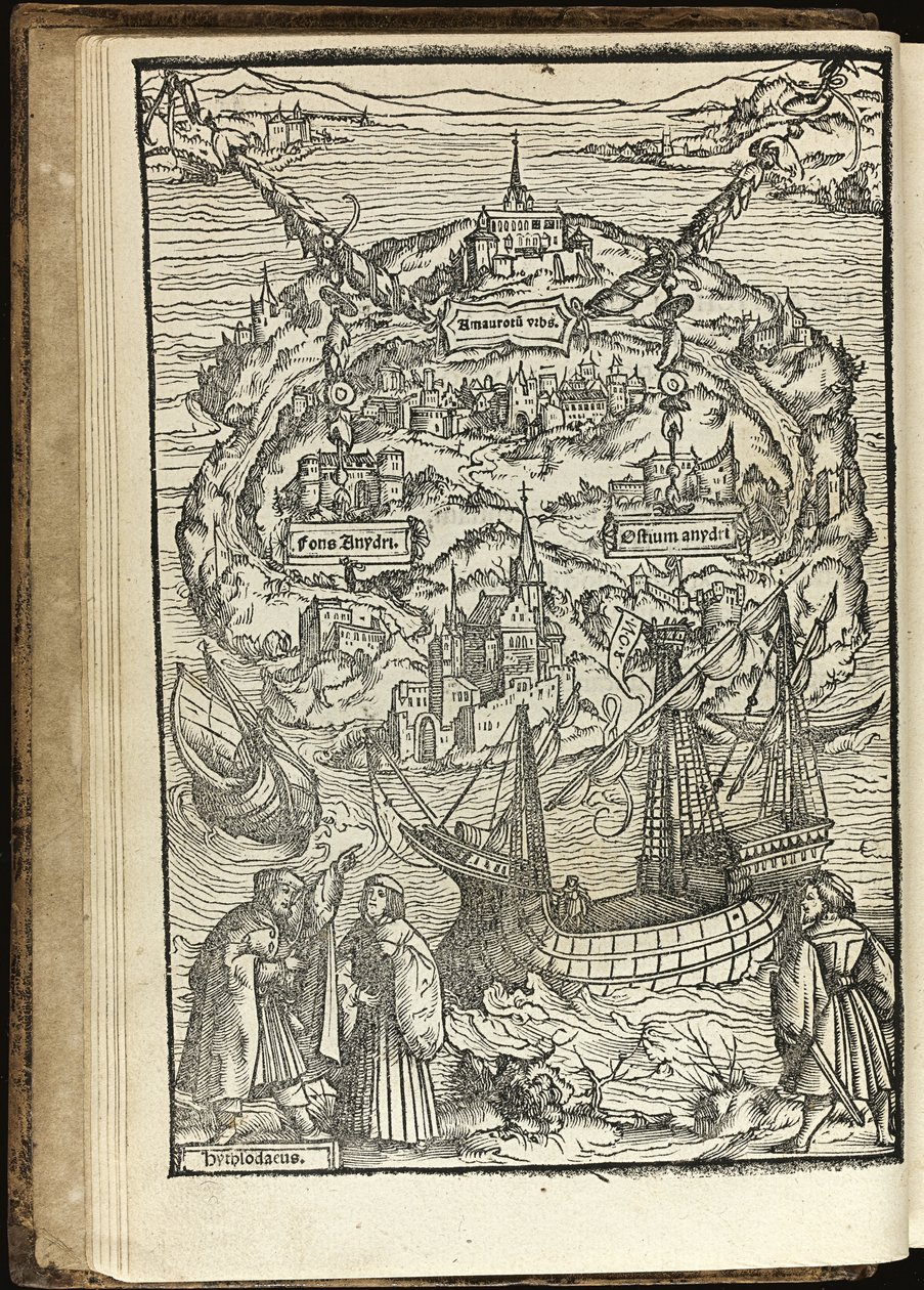 المدينة الفاضلة توماس مور بار هولبين ، أمبروسيوس (1494 - 1520) بواسطة أمبروسيوس هولبين