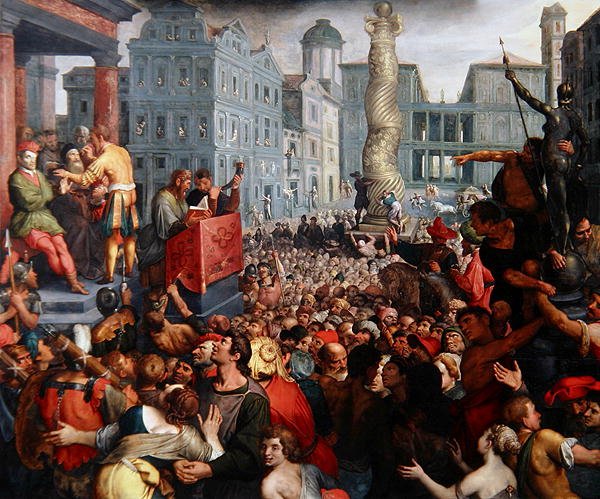 حكم Zaleucus حوالي 1606 (زيت على لوح) بواسطة أمبروسيوس الأكبر فرانكن أو فرانك