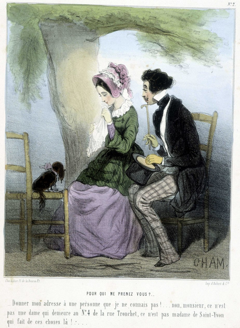 من تظن انا؟ - في "" Madeleines "لشام ، v.1870-1880 بواسطة أميدي دي نوي (شام)
