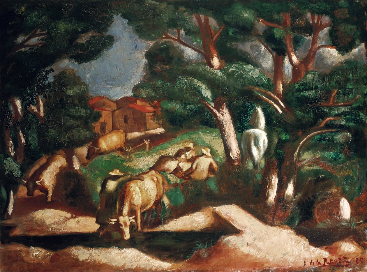 الباقي في البلاد ، 1925 بواسطة Amedee de la Patelliere