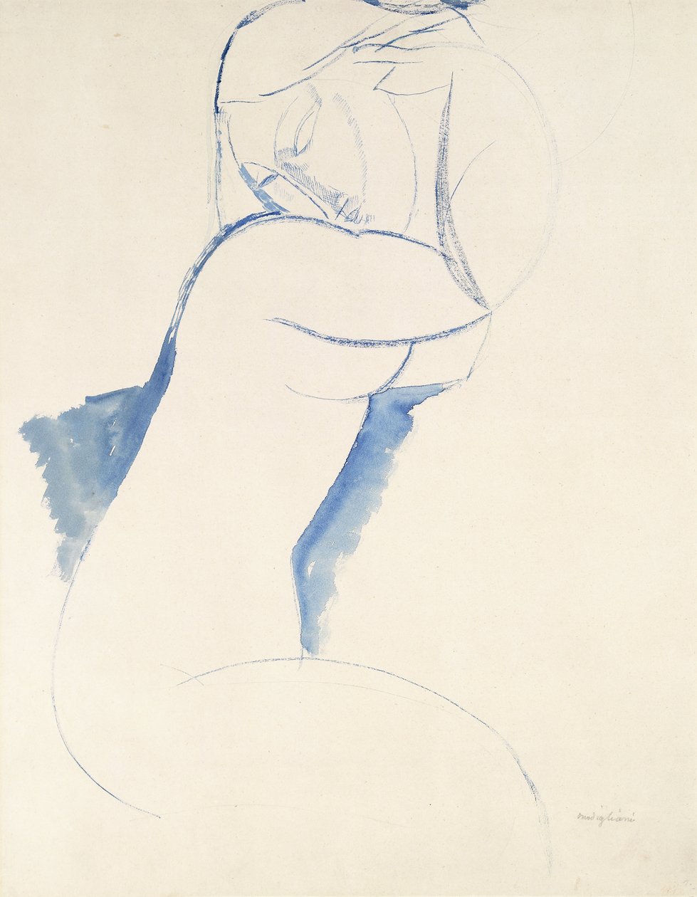 Caryatide ، ج .1913 بواسطة أميديو موديجلياني