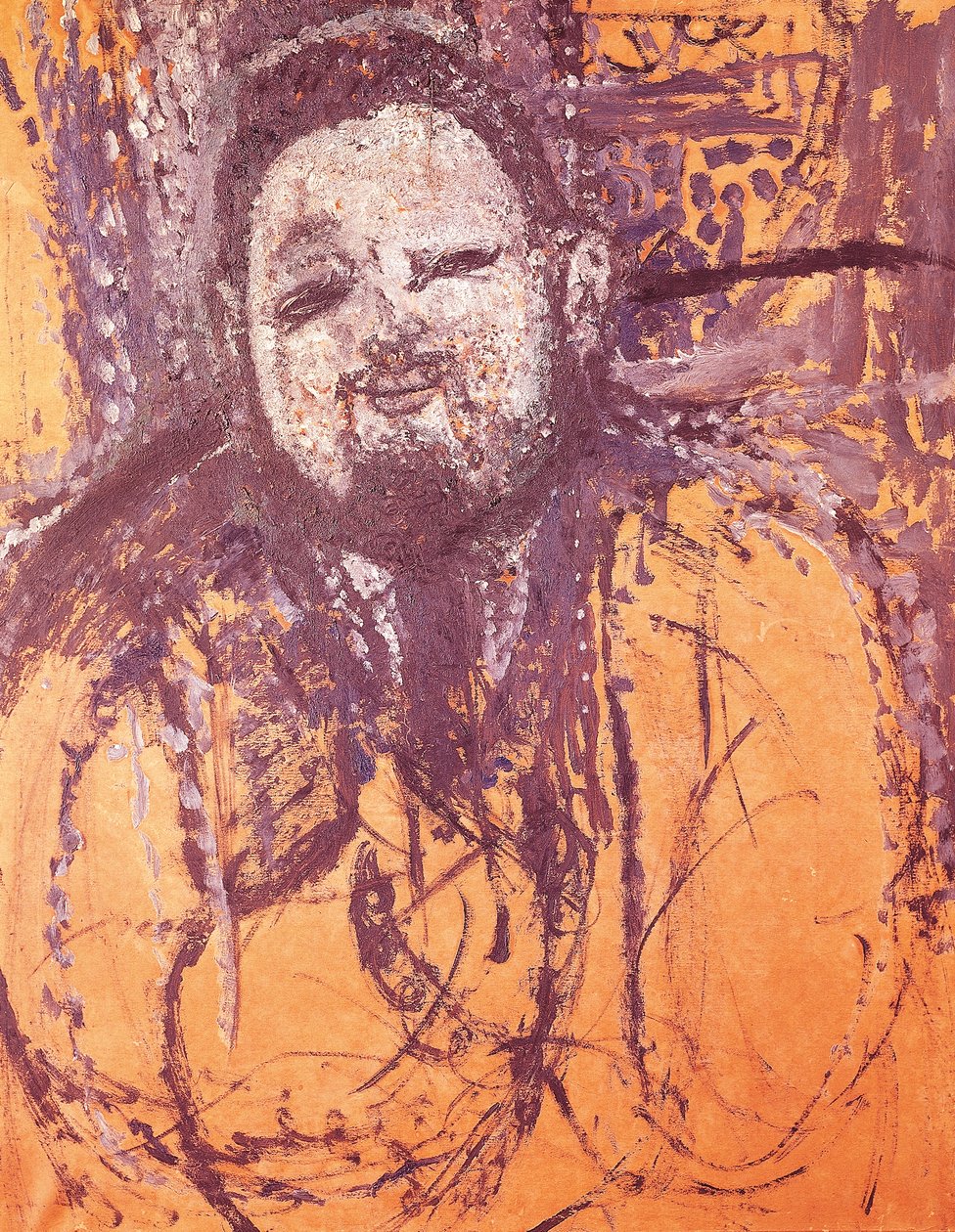 Portrait of Diego Rivera, by Amedeo Modigliani (1884-1920), oil and tempera on canvas بواسطة أميديو موديجلياني