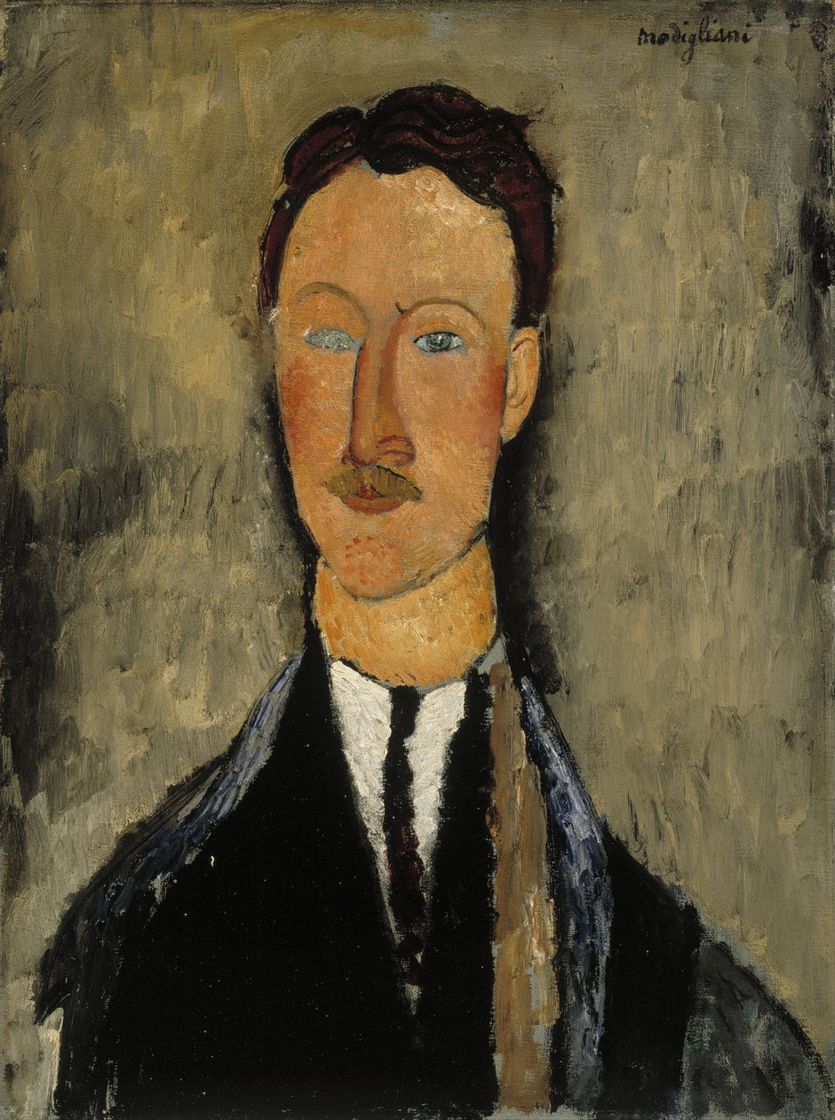 صورة ليوبولد سورفاج (1879-1968) - لوحة لأميديو موديلياني بواسطة أميديو موديجلياني