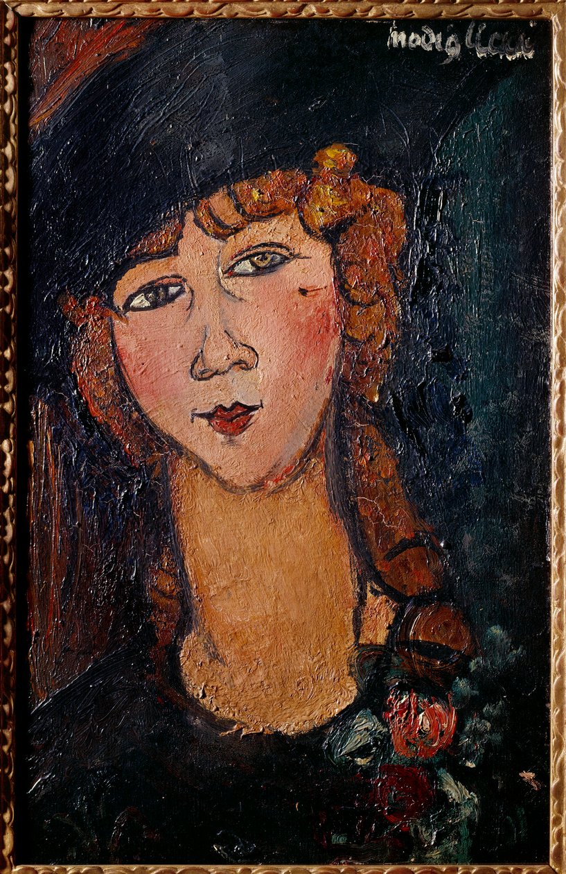 صورة لولوت لوحة بواسطة أميديو موديلياني (1884-1920) 1917 صن. 0،35x0،55 م باريس ، المتحف الوطني للفن الحديث بواسطة أميديو موديجلياني
