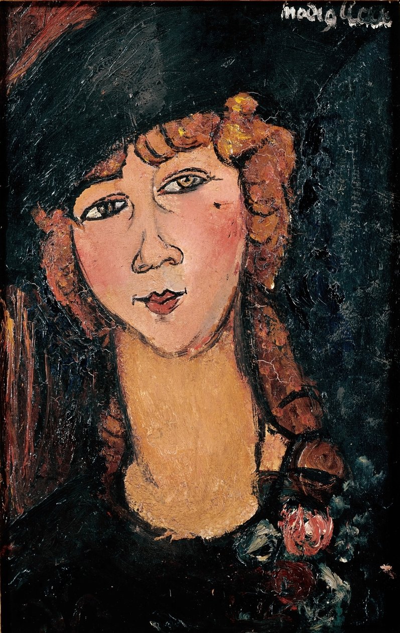صورة لولوت لوحة بواسطة أميديو موديلياني (1884-1920) 1917 صن. 0،35x0،55 م باريس ، المتحف الوطني للفن الحديث بواسطة أميديو موديجلياني
