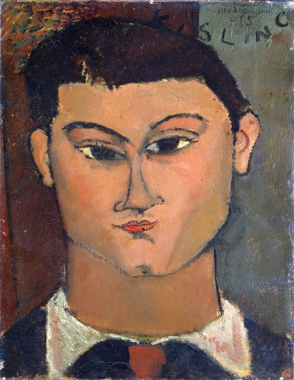 Portrait of the painter Miose Kisling بواسطة أميديو موديجلياني
