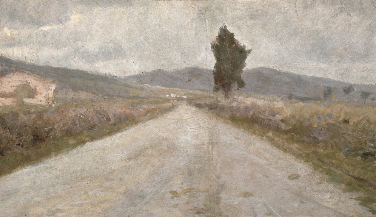 طريق توسكان ، c.1899 بواسطة أميديو موديجلياني