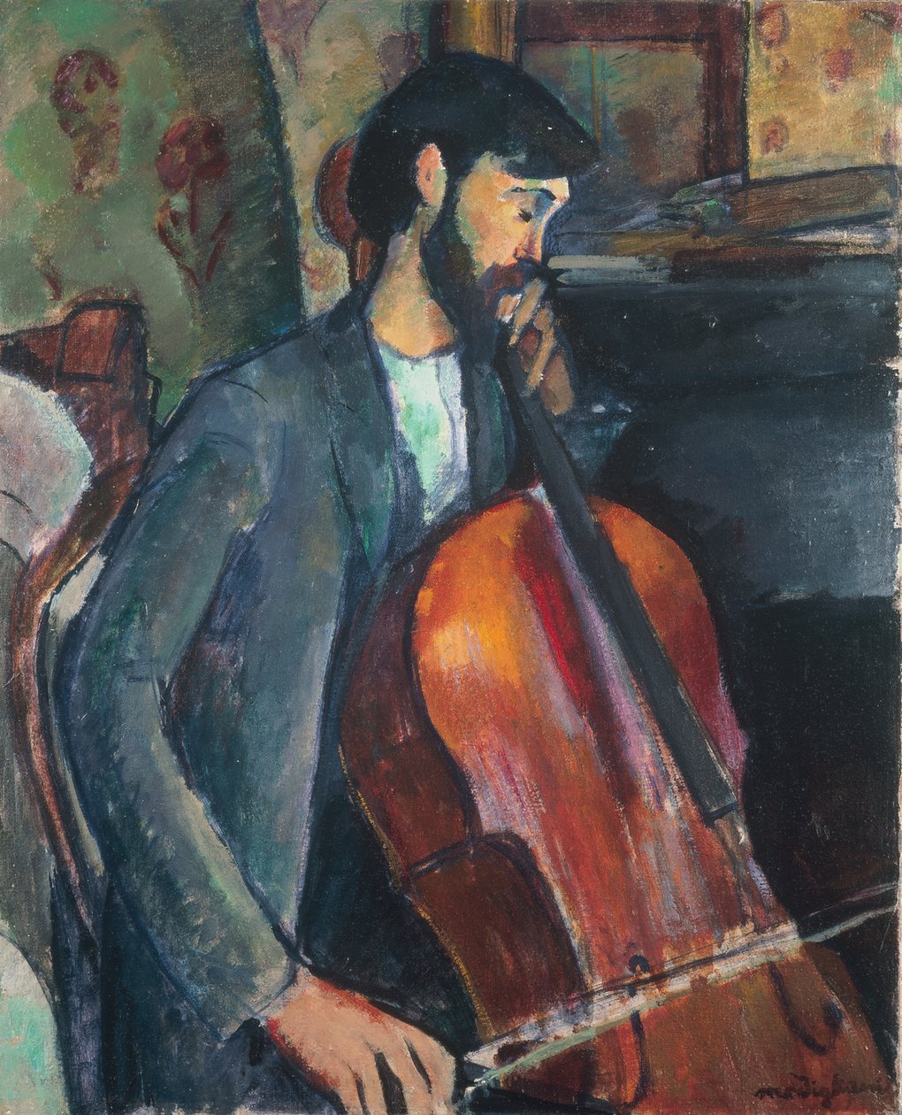 مشغل Violoncello بواسطة أميديو موديجلياني