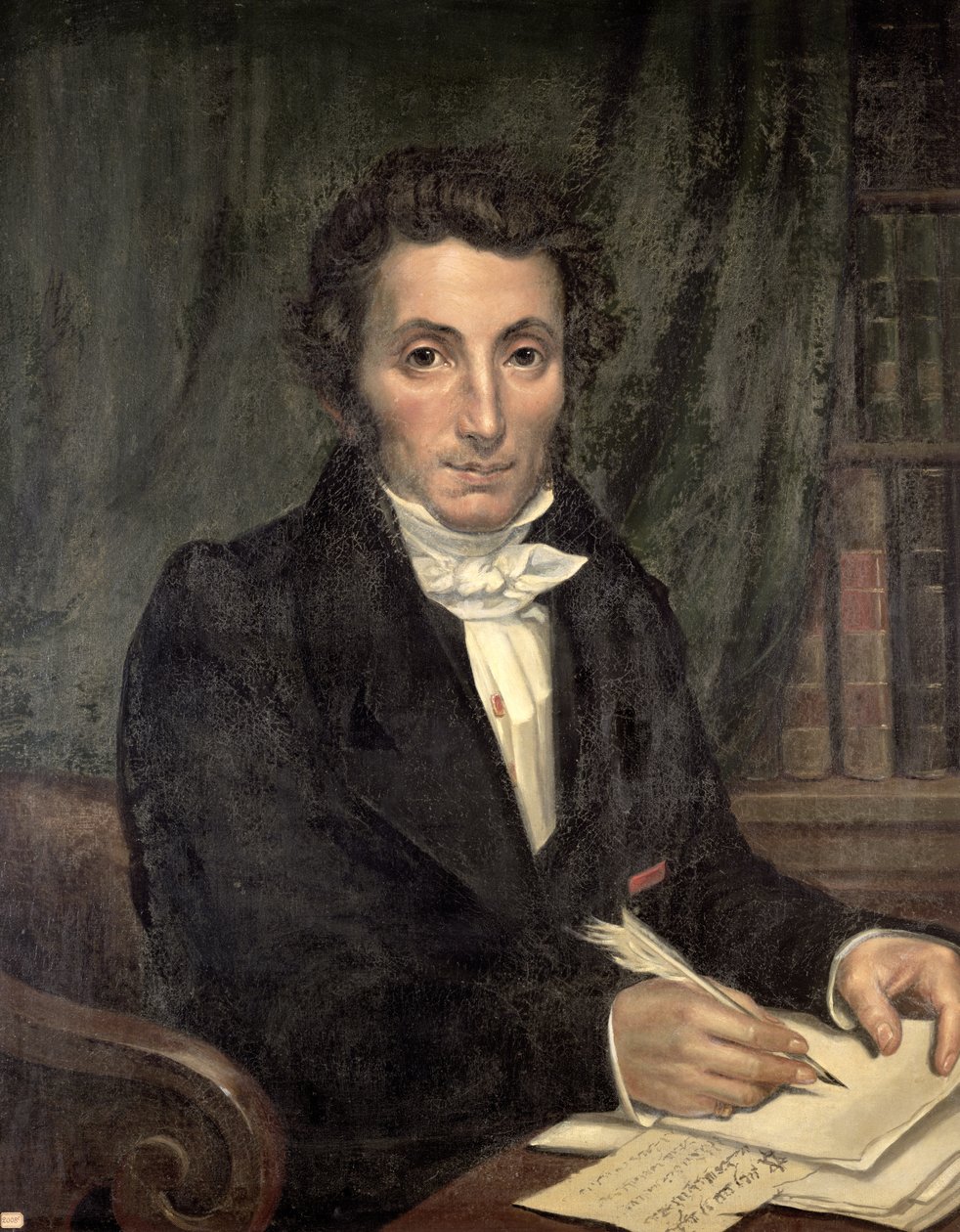 صورة لرينيه كايلي (1799-1838) ، المستكشف الفرنسي لشمال غرب أفريقيا ، 1830 بواسطة أميلي ليجراند دي سانت أوبين
