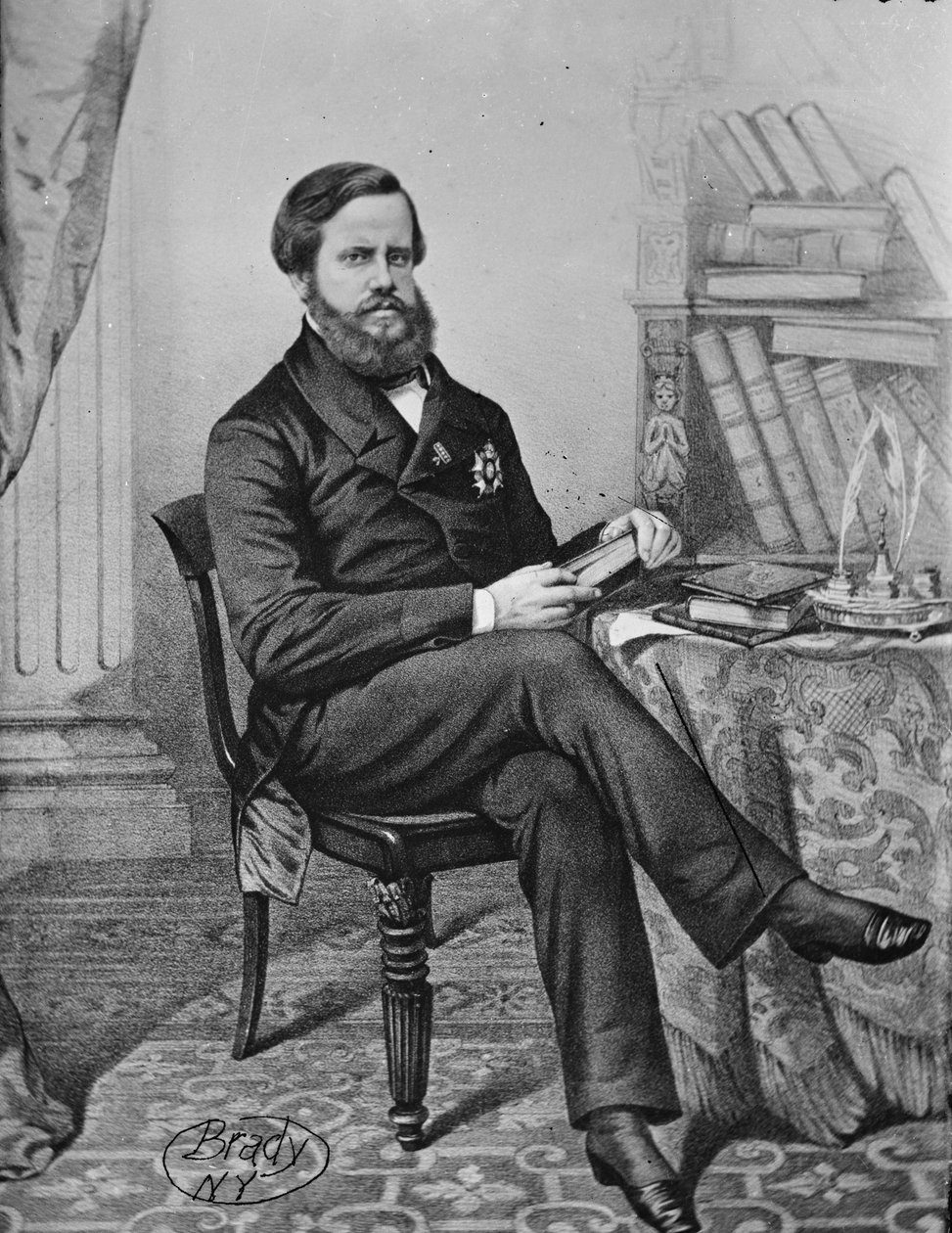 دون بيدرو الثاني ، إمبراطور البرازيل ، 1855-1865 بواسطة مصور أمريكي
