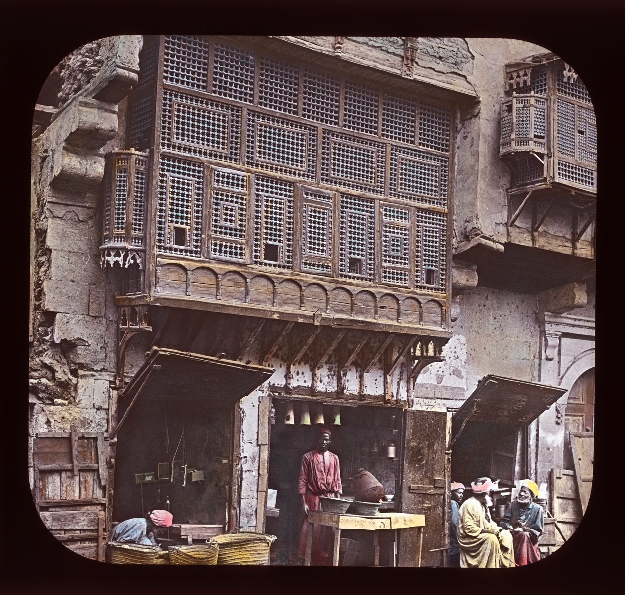 مصر - النافذة العربية والبازار الأصلي ، القاهرة (شريحة الفانوس) بواسطة مصور أمريكي