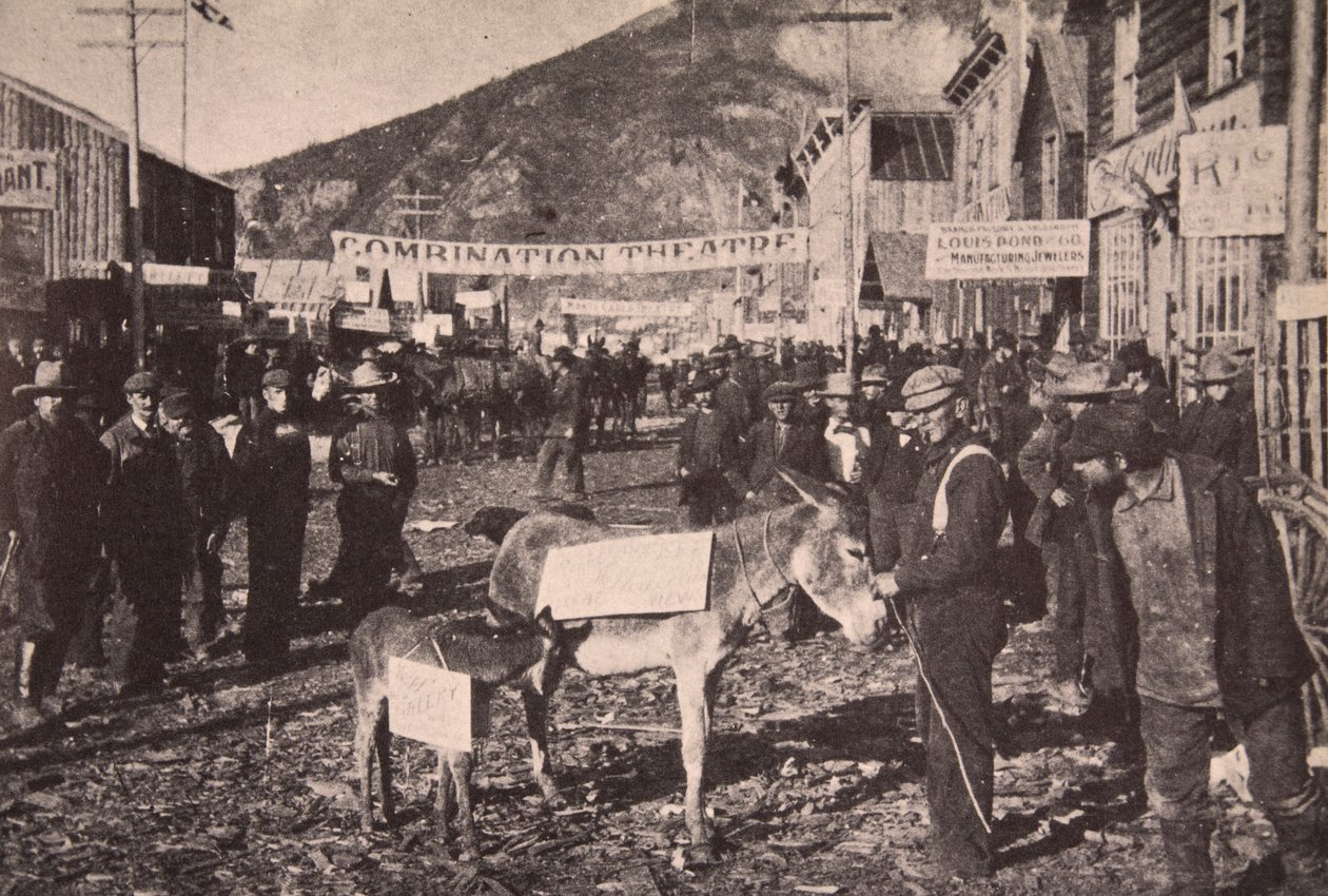 الشارع الأمامي ، داوسون ، 1898 بواسطة مصور أمريكي