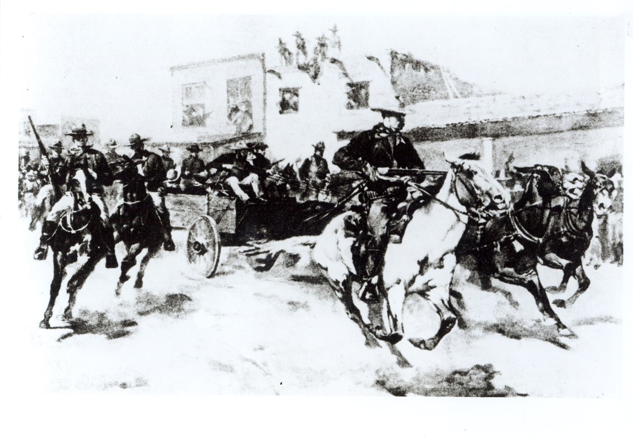 جلب غاريت بيلي الطفل ، 1880 بواسطة مصور أمريكي