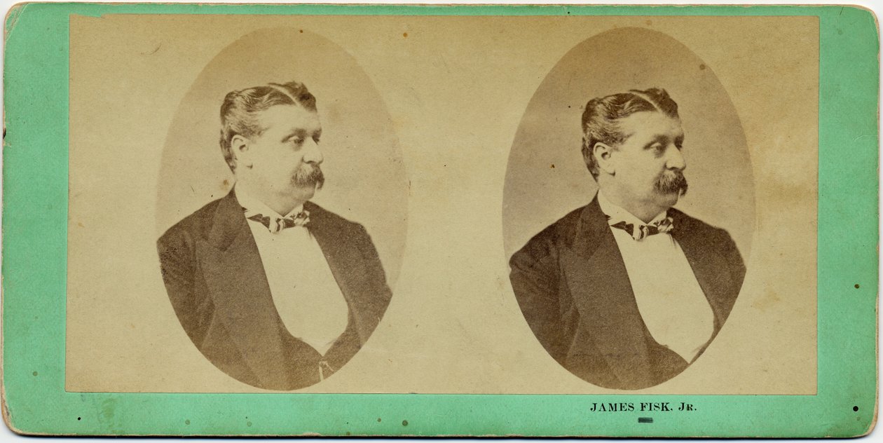 جيمس فيسك (1834-1872) ، ممول أمريكي (صورة مجسمة) بواسطة مصور أمريكي