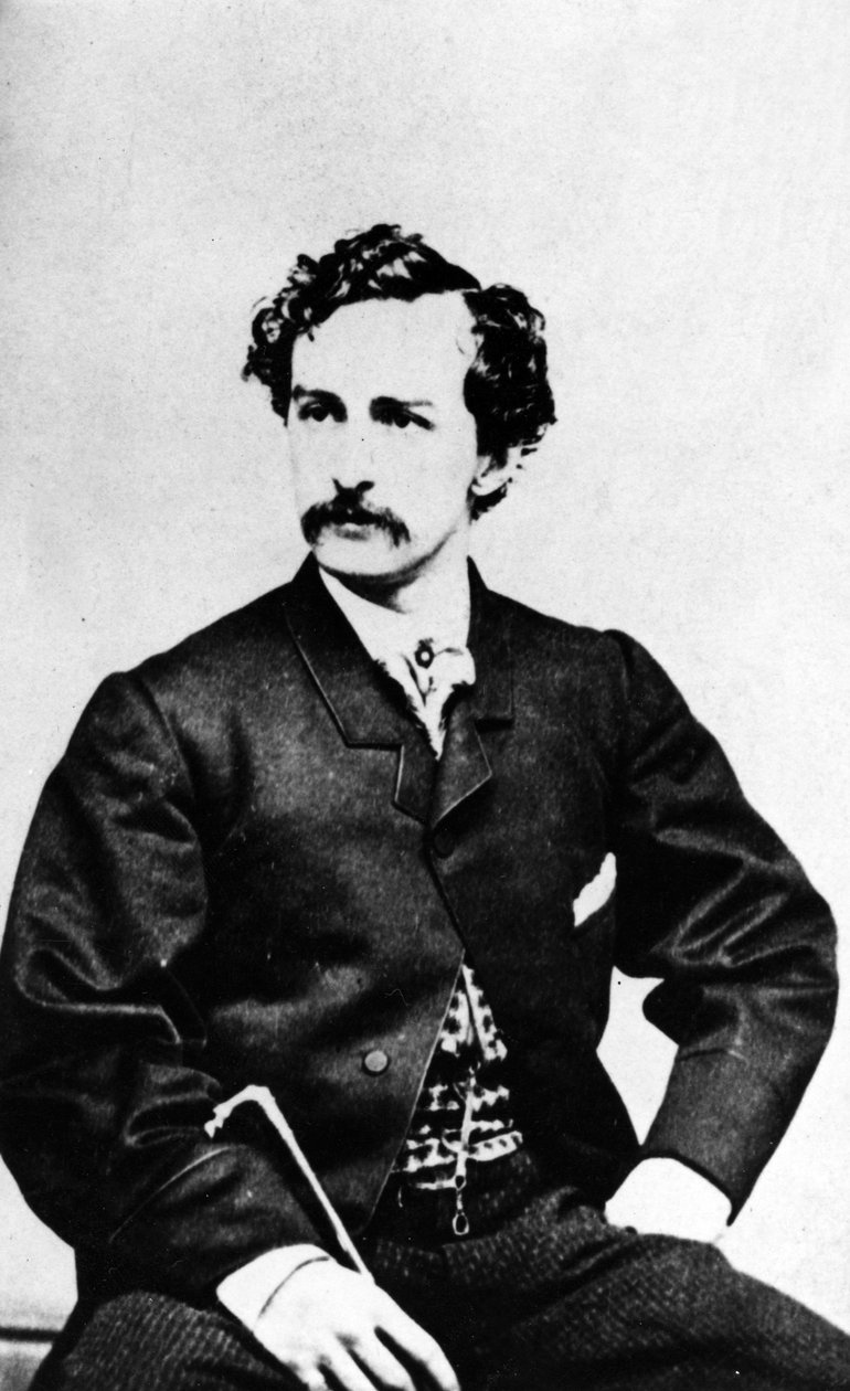 جون ويلكس بوث ، 1860 بواسطة مصور أمريكي