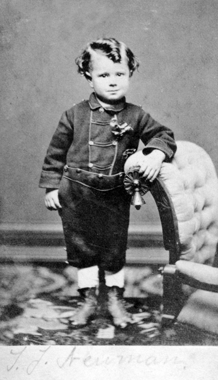 صورة لصبي صغير ، 1860 بواسطة مصور أمريكي