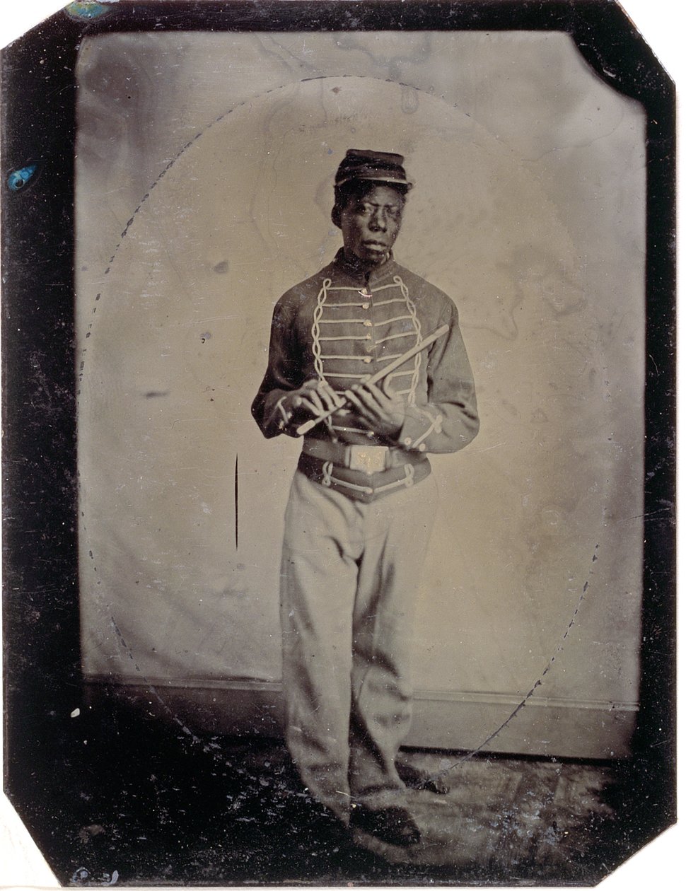 الجندي جون غوسبيري ، السرية "إي" ، فوج المشاة 54 ، ج .1865 (صورة صغيرة) بواسطة مصور أمريكي