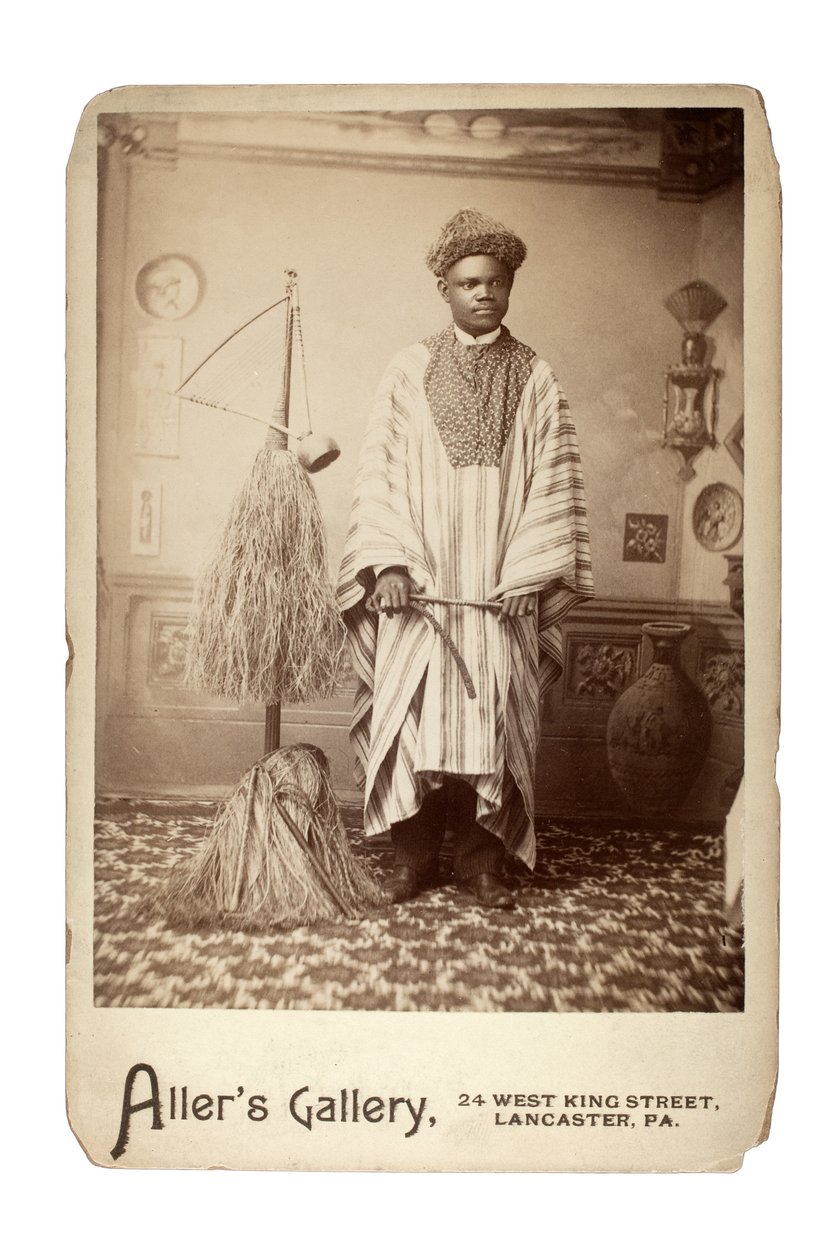 القس جورج بي بيبودي ، لانكستر ، الولايات المتحدة الأمريكية ، c.1891 (مطبوعة زخرفية) بواسطة مصور أمريكي
