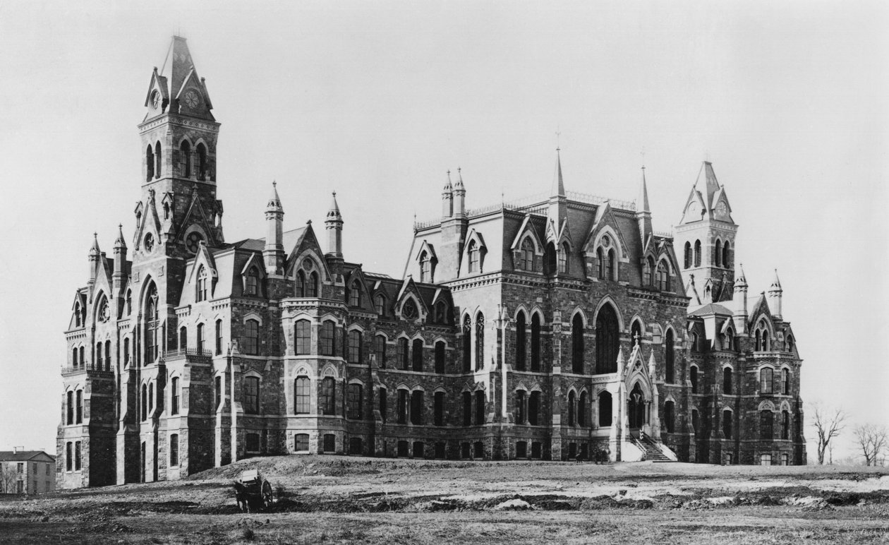 جامعة بنسلفانيا ، فيلادلفيا ، c.1900 بواسطة مصور أمريكي