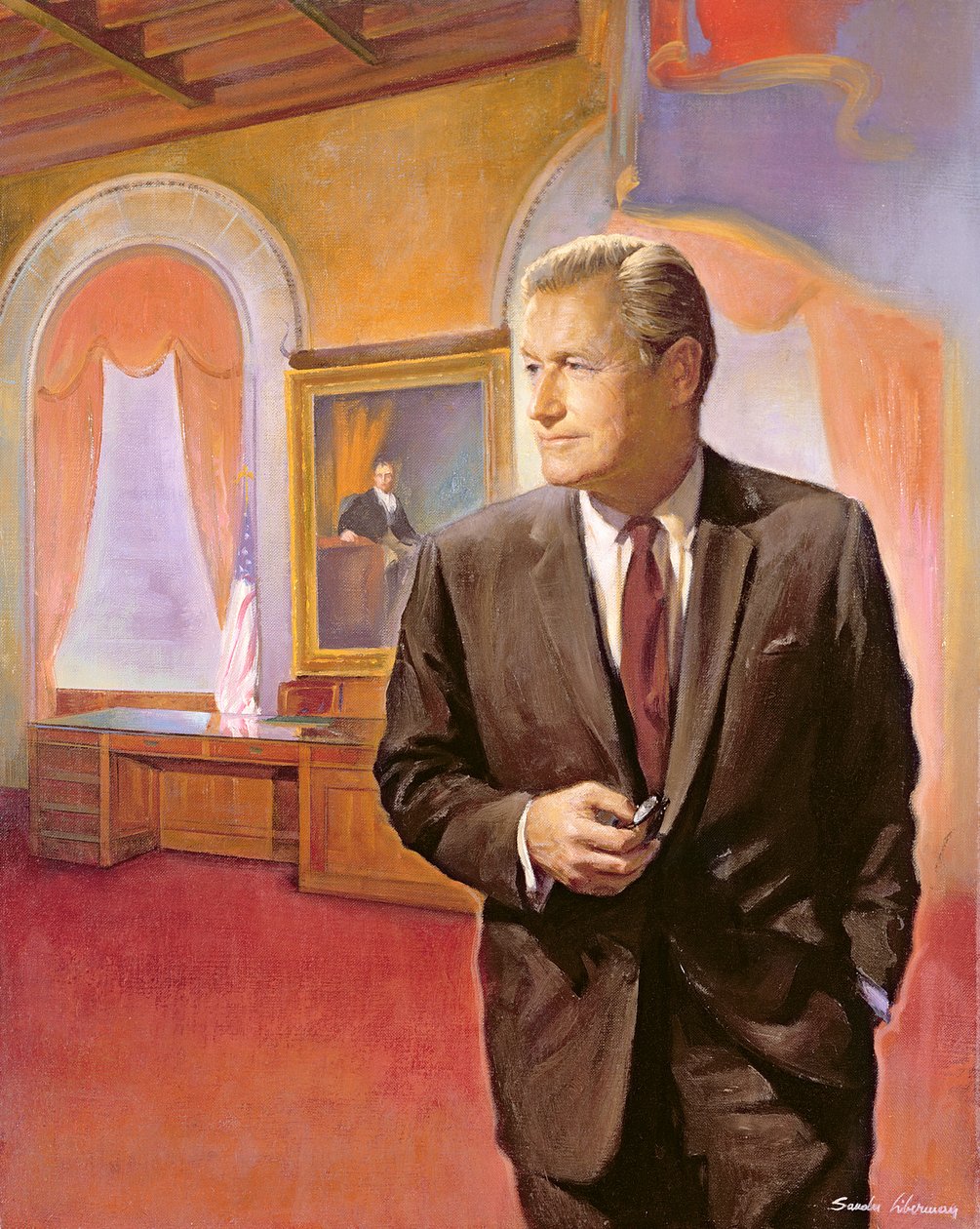 الحاكم نيلسون أ. روكفلر (1908-79) بواسطة المدرسة الأمريكية