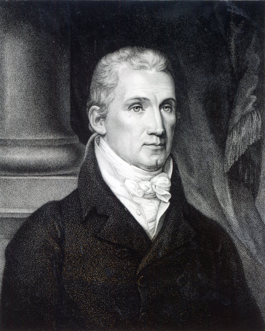 جيمس مونرو ، محفور من قبل توماس جيمبريد (1781-1832) بواسطة المدرسة الأمريكية