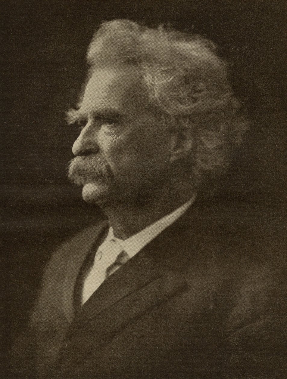 مارك توين (1835-1910) بواسطة المدرسة الأمريكية