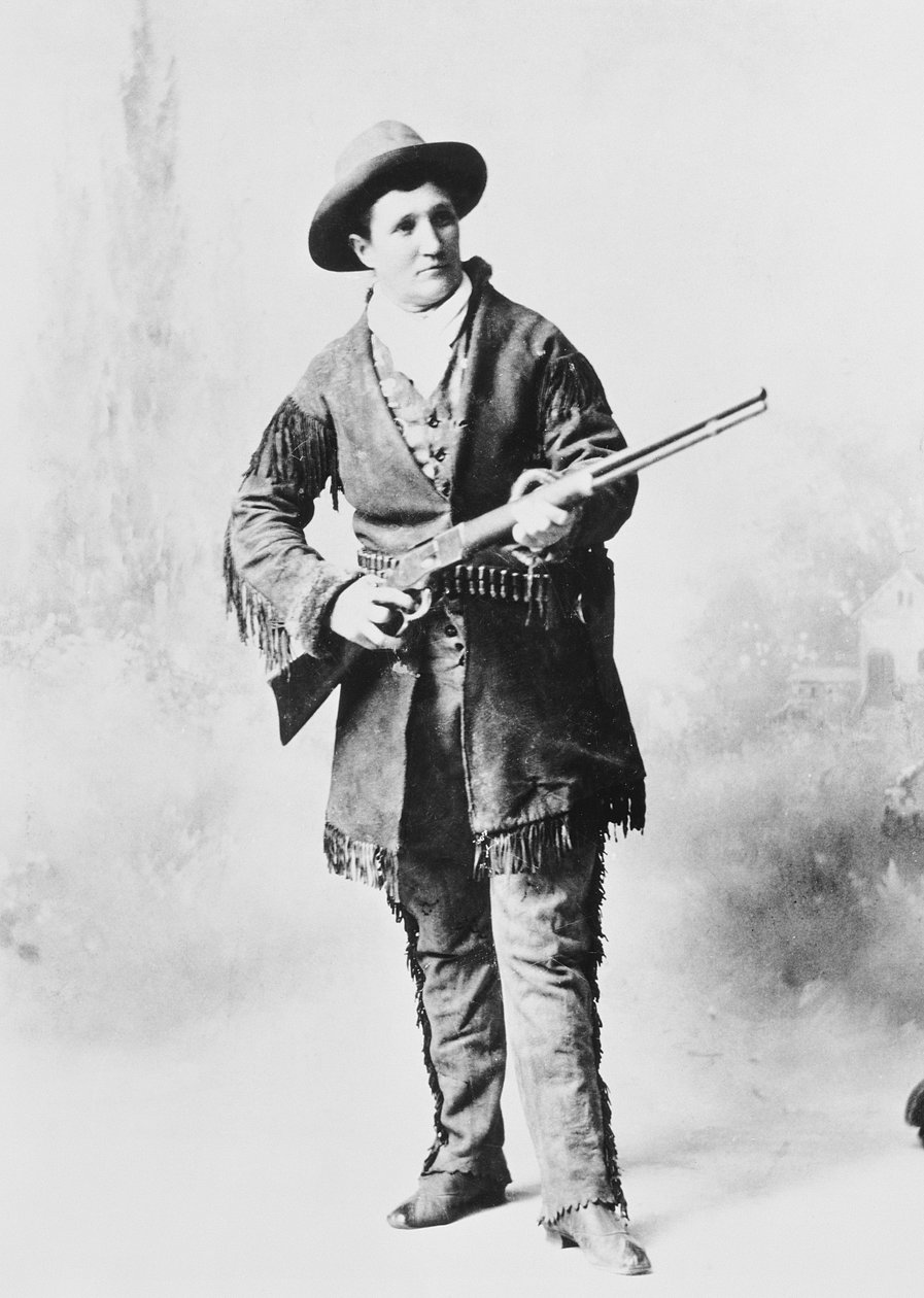 مارثا كناري (Calamity Jane) c.1895 بواسطة المدرسة الأمريكية