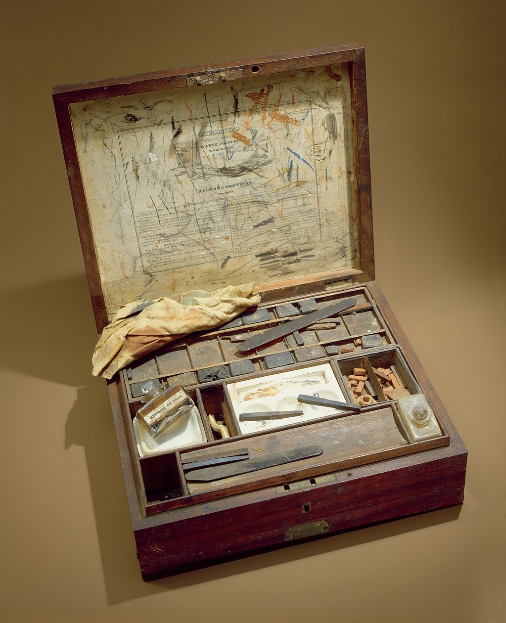 Paintbox لجون جيمس أودوبون (1785-1851) بواسطة المدرسة الأمريكية