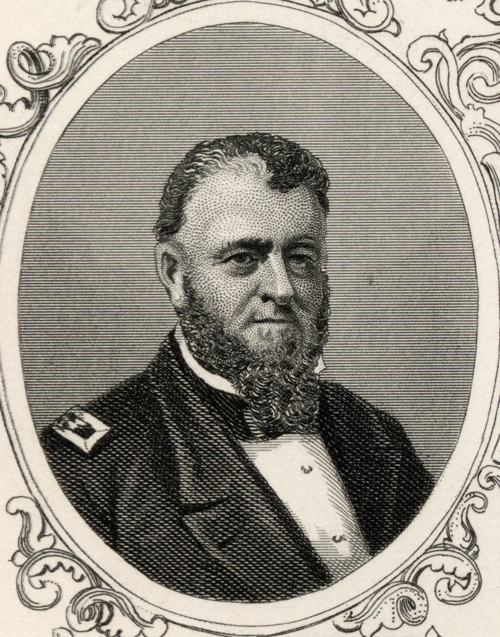 صورة للأدميرال لويس ماليشيربس جولدزبورو (1805-1877) بواسطة المدرسة الأمريكية