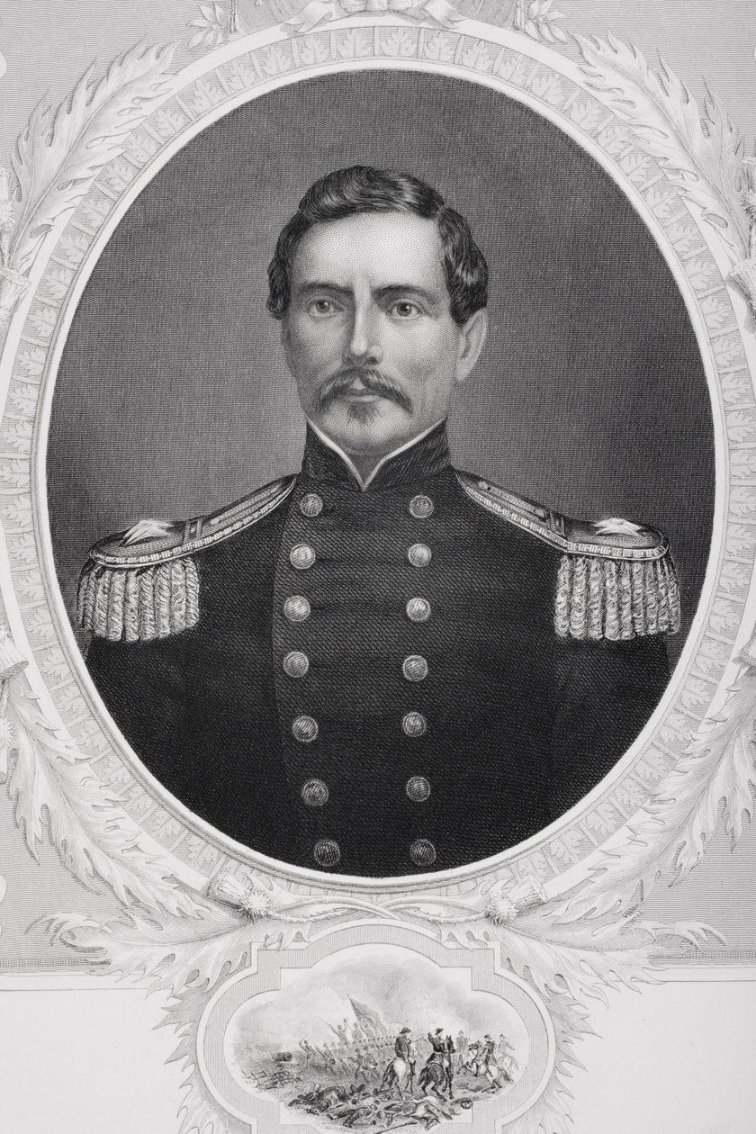 صورة الجنرال بيير جوستاف توتانت بوريجارد (1818-1893) بواسطة المدرسة الأمريكية