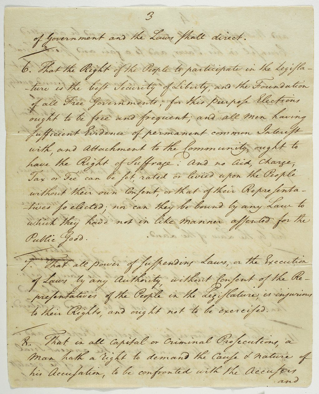 شرعة الحقوق ، نسخة موقعة في القاعة الفيدرالية ، 1789 (بالحبر على الورق) بواسطة المدرسة الأمريكية