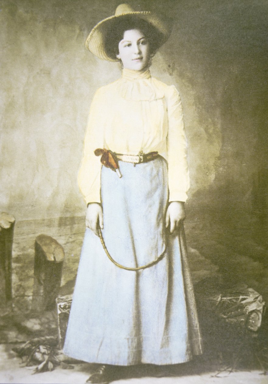 Anna Webb of Kansas, c.1880 (b/w photo) بواسطة مصور أمريكي