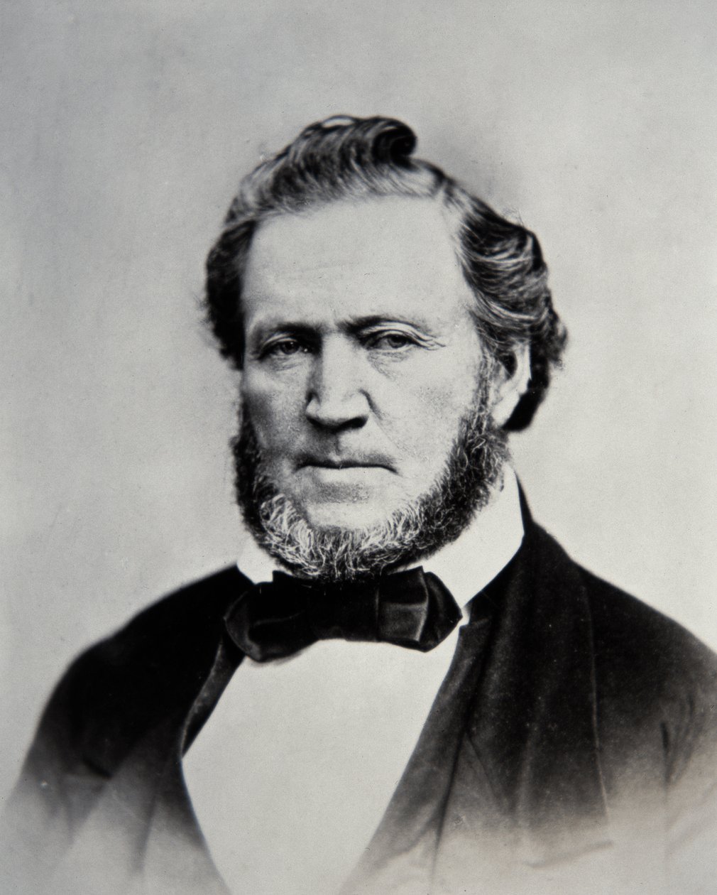 Brigham Young (1801-77) Second President of the Mormon Church (b/w photo) بواسطة مصور أمريكي