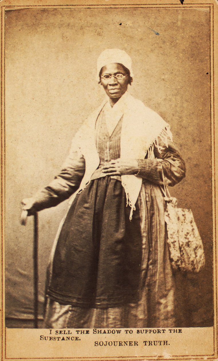بطاقة زيارة Sojourner Truth ، 1864 بواسطة مصور أمريكي