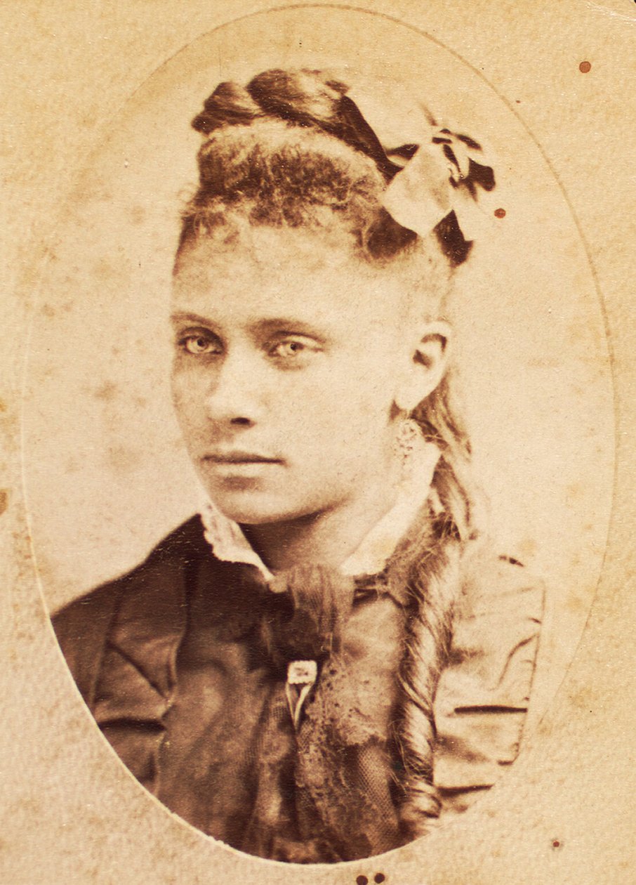 Carte de visite of the American-African woman، c.1880 بواسطة مصور أمريكي